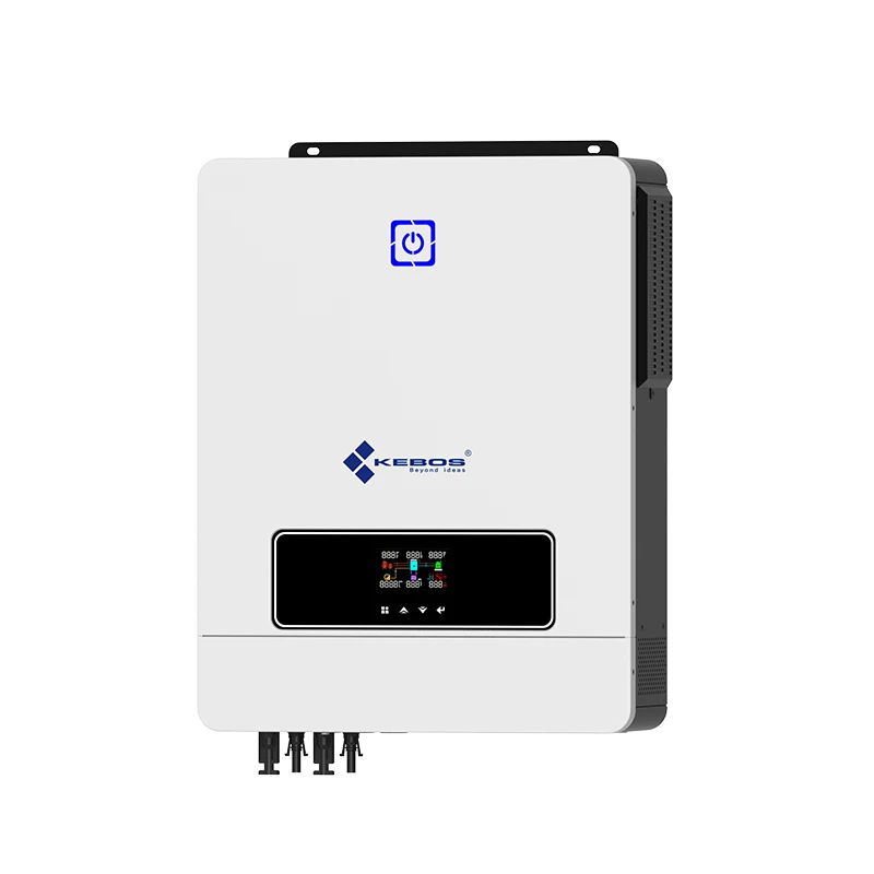 Кебос KMAX-10200-48V ЖК-дисплей однофазный чистый синусоидальный солнечный инвертор на автономной сети Гибридный с MPPT 120A
