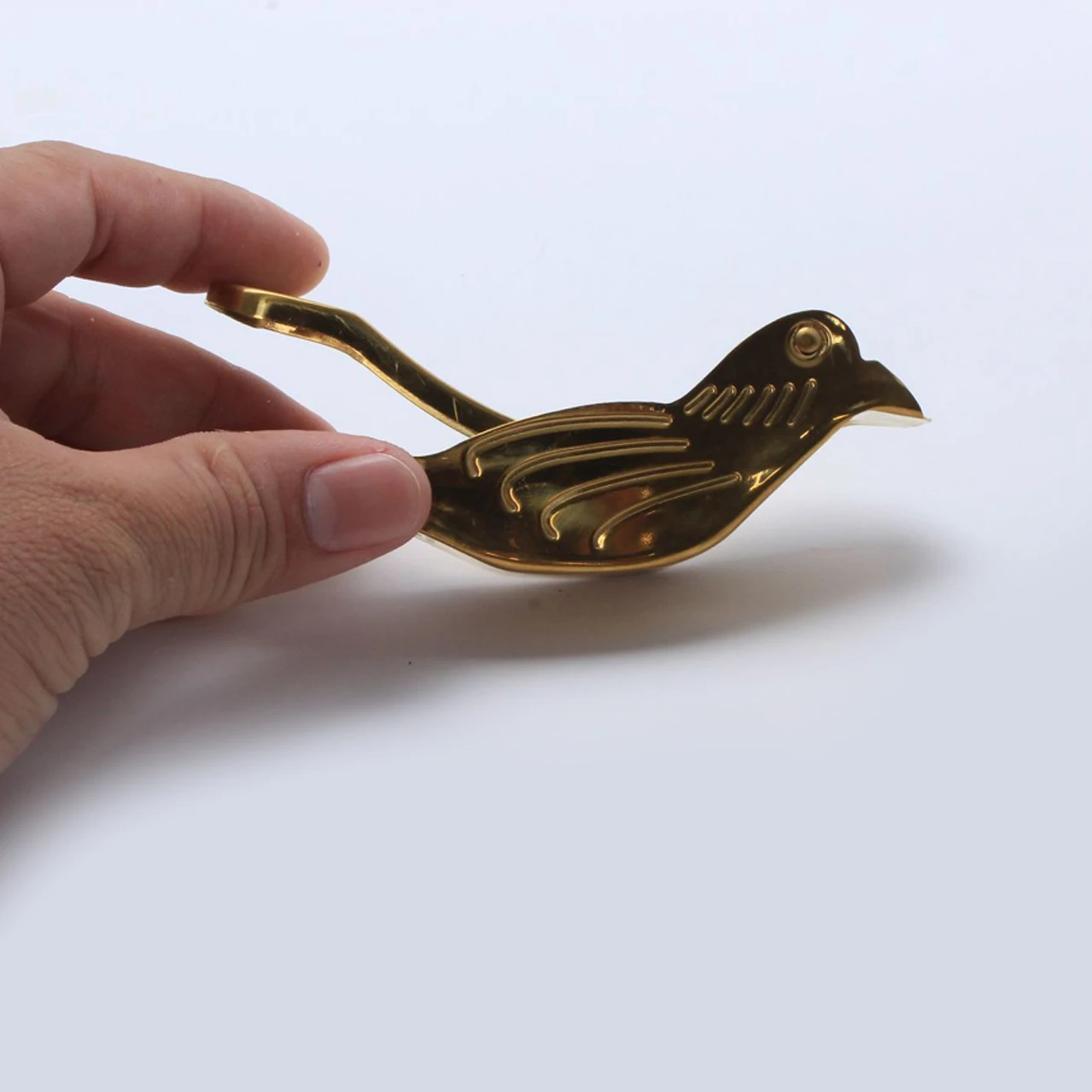 RAYBIN Gold Stainless Steel Bird Juicer Portable Elegance Fruit Bird Shape Hand Manual Juicer Lemon Slice Squeezer