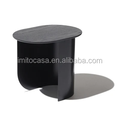 
Italy Design Quality Modern Iron Coffee Table Stylish Colorful Living Room Coffee Table European Luxury Small Oval End Table 