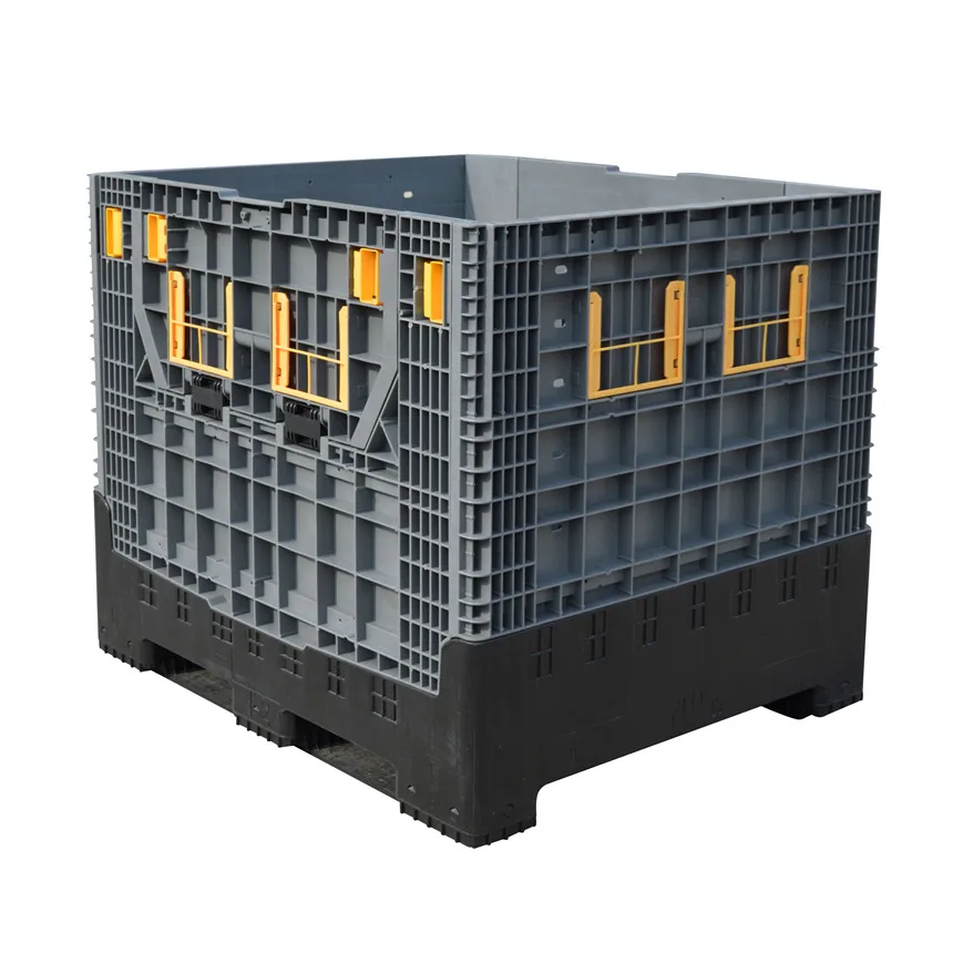 Сверхпрочная складная пластиковая коробка для поддонов