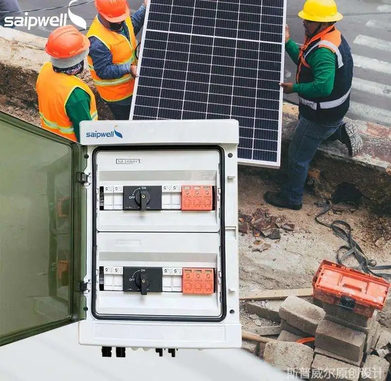 Saipwell OEM PV Photovoltaic Grid-connected String Combiner Complete Set Box Solar Power Systems