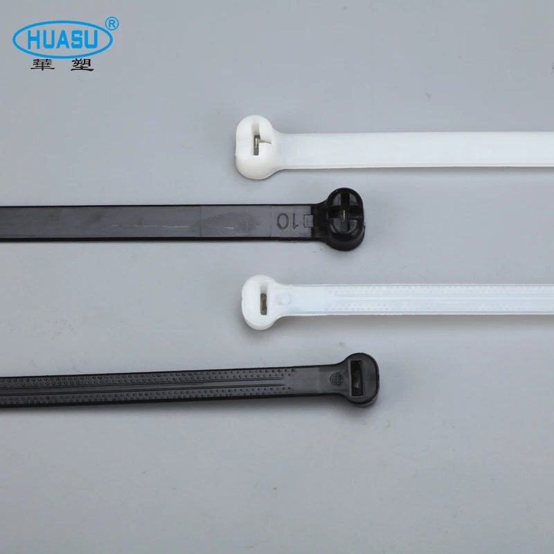 Stronger Metal Insert Steel Lock Tie Wrap,Self Locking Nylon Cable Ties