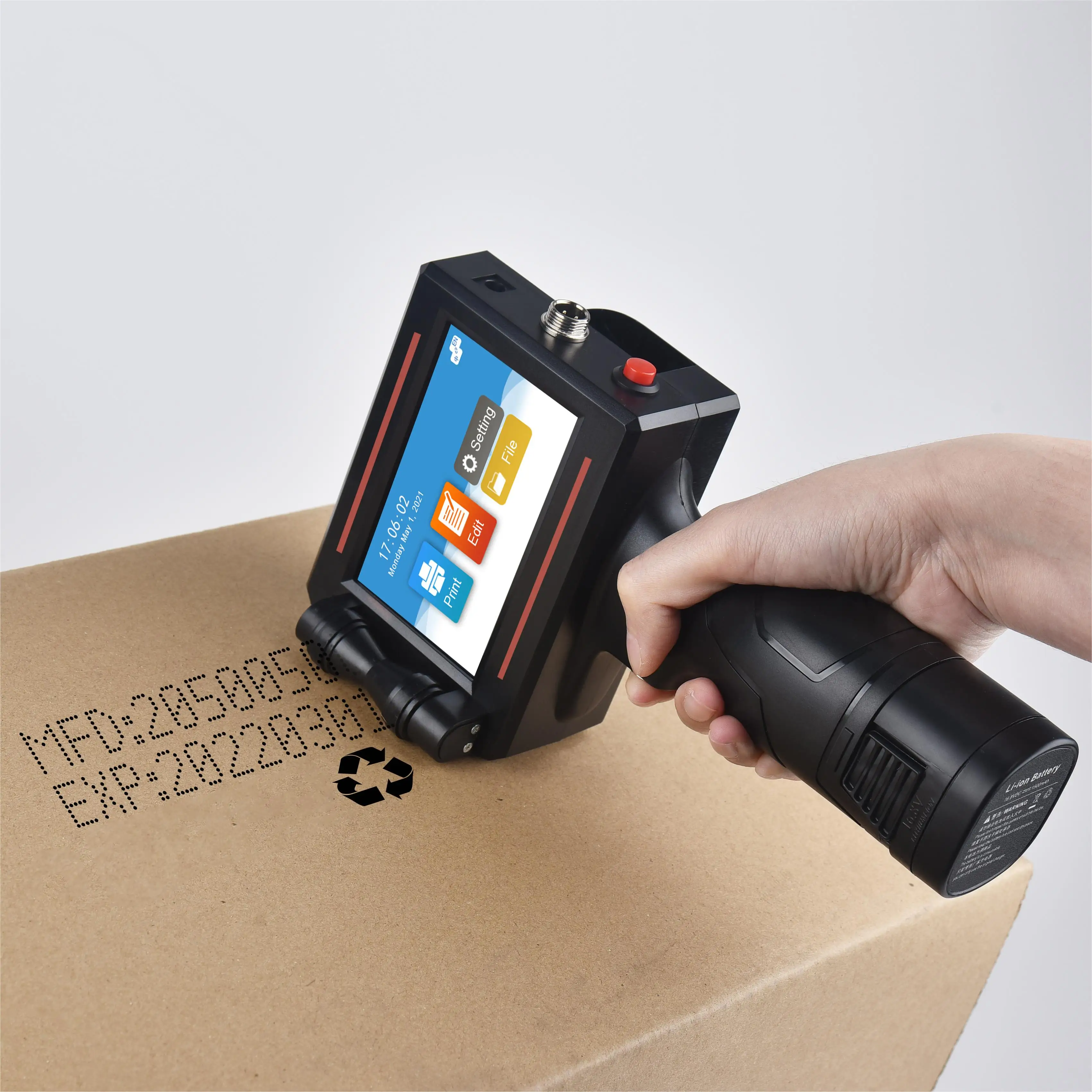 Barcode Printer Handheld Printer Ink Cartridge Hand Held Inkjet Printer For Wall Mural