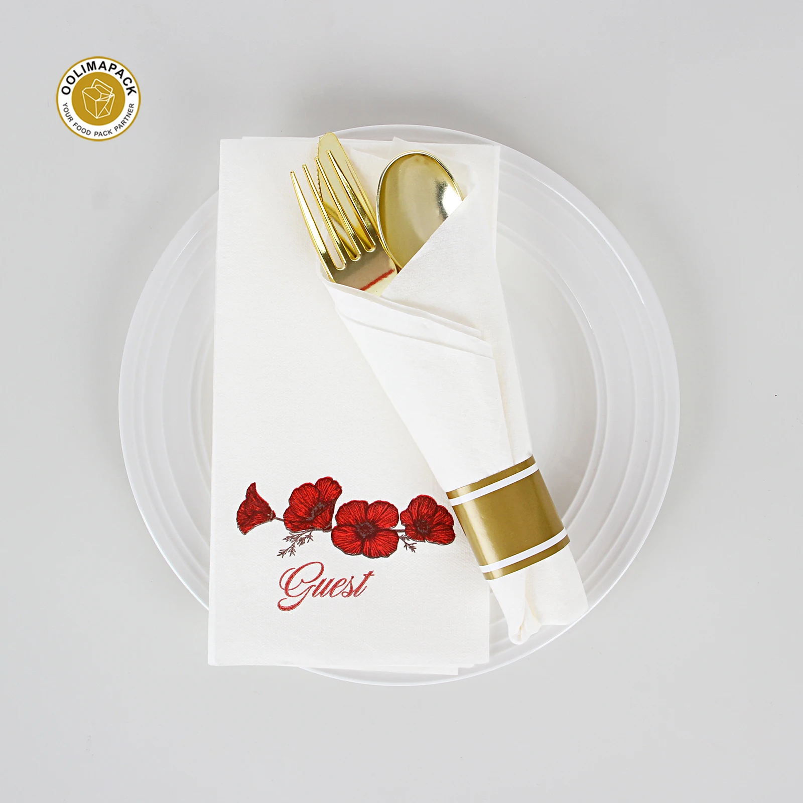 Disposable Airlaid Tissue Paper Napkins For Wedding, Party, Birthday, Dinner Christmas