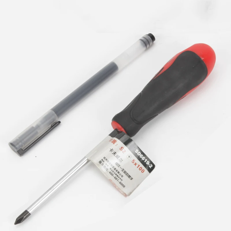 KAFUWELL SD6619-2 Magnetic Phillips Ph1 Screw Driver Tools Kits With Plastic Screwdriver Handles