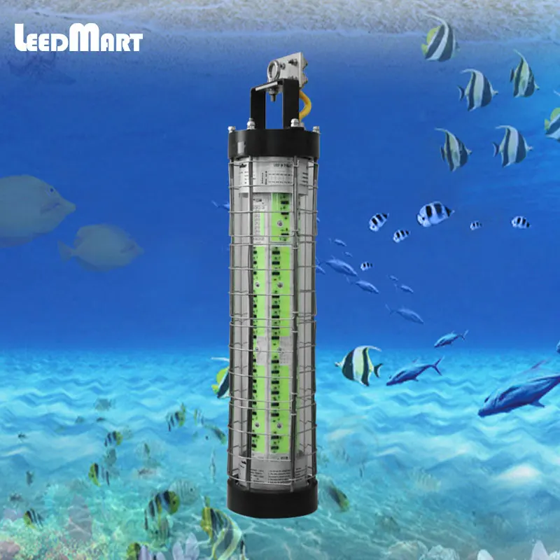 220v-380v   300W 500W 1000W 1500w 2000w 3500w LED Night Fishing Lights Underwater Attracting underwater green Fishing Light