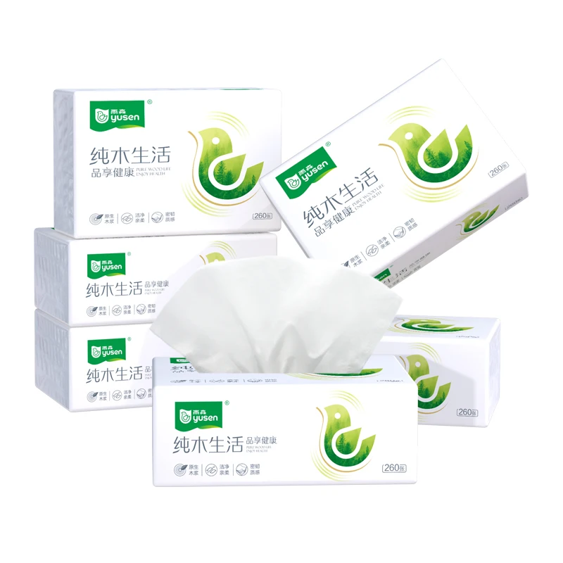 OEM Высококачественная салфетка для лица бесплатный образец 100% натуральная древесная