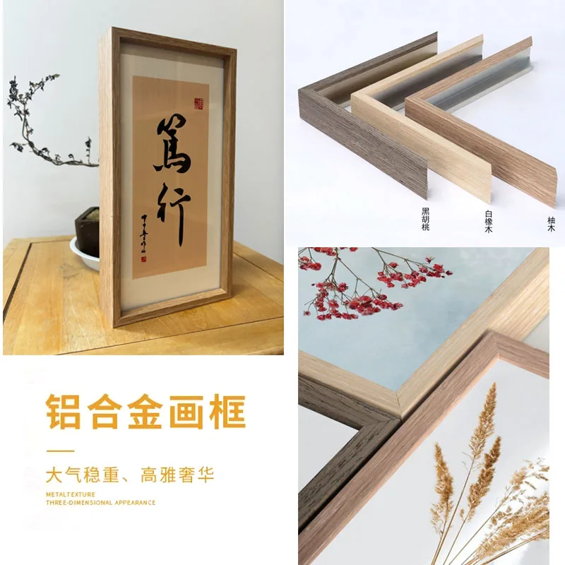 Image Color Size Customized Decorative Photo Wall Advertising Boards 3D Photo Frame Wooden Photo  Poster Metal Frame