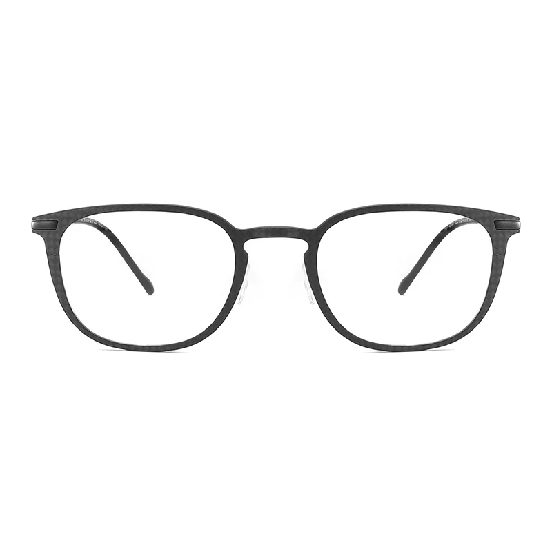 Nice quality full-rim classic frame carbon fiber optical eyeglass frame alloy  temple glasses frame