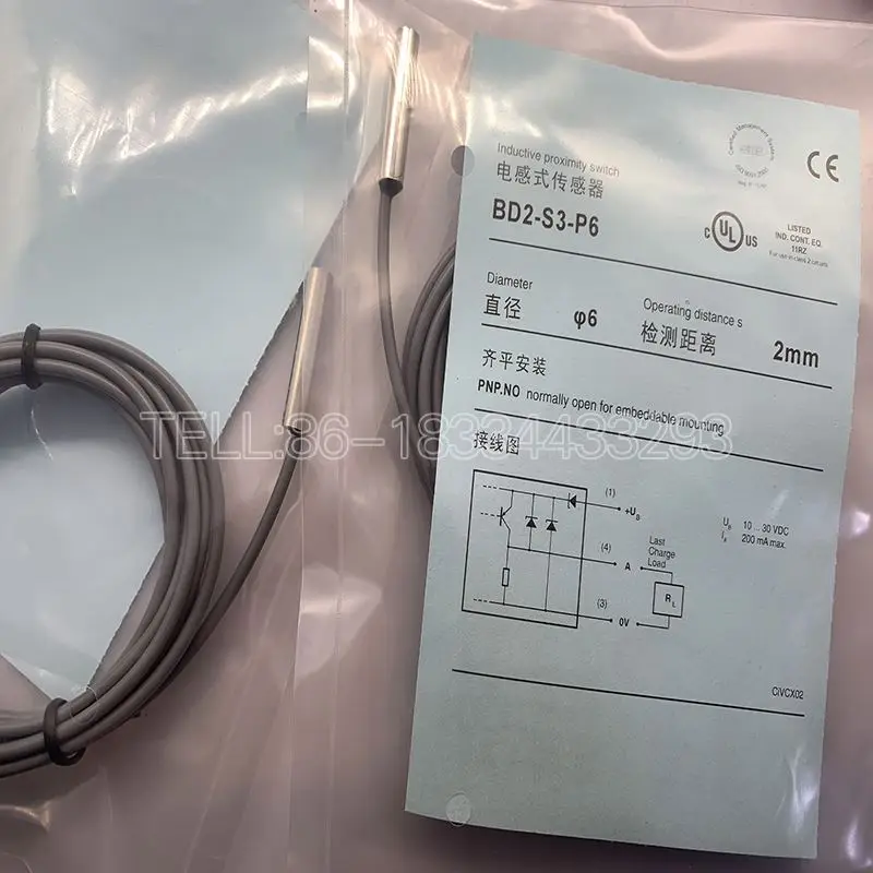high quality all-new Proximity switch  BD2-S3-P6 BD2-S4-P6S BD2-S3-P6S BD2-S2-P6 sensor 100% original