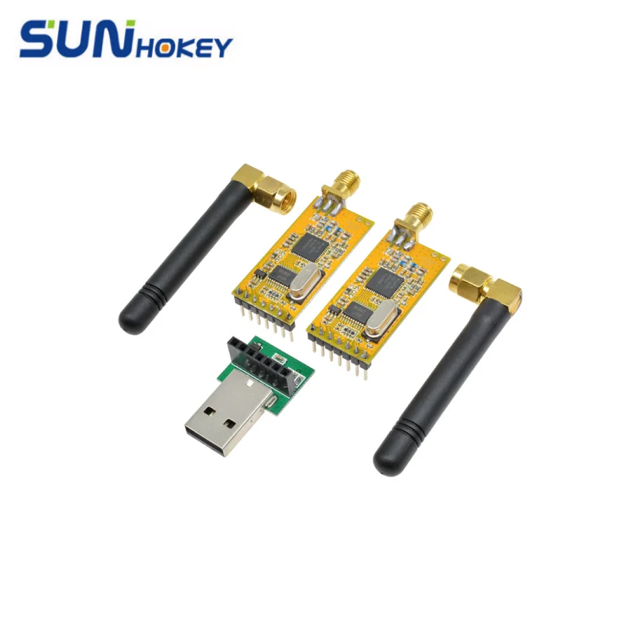 APC220 Wireless RF serial Data Modules With Antennas Data Communication USB Converter Module Adapter Kit For Arduino 3.3V-5V