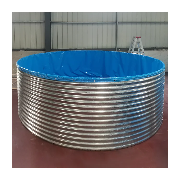 
Large plastic fish containers Galvanized steel large commercial fish tanks 