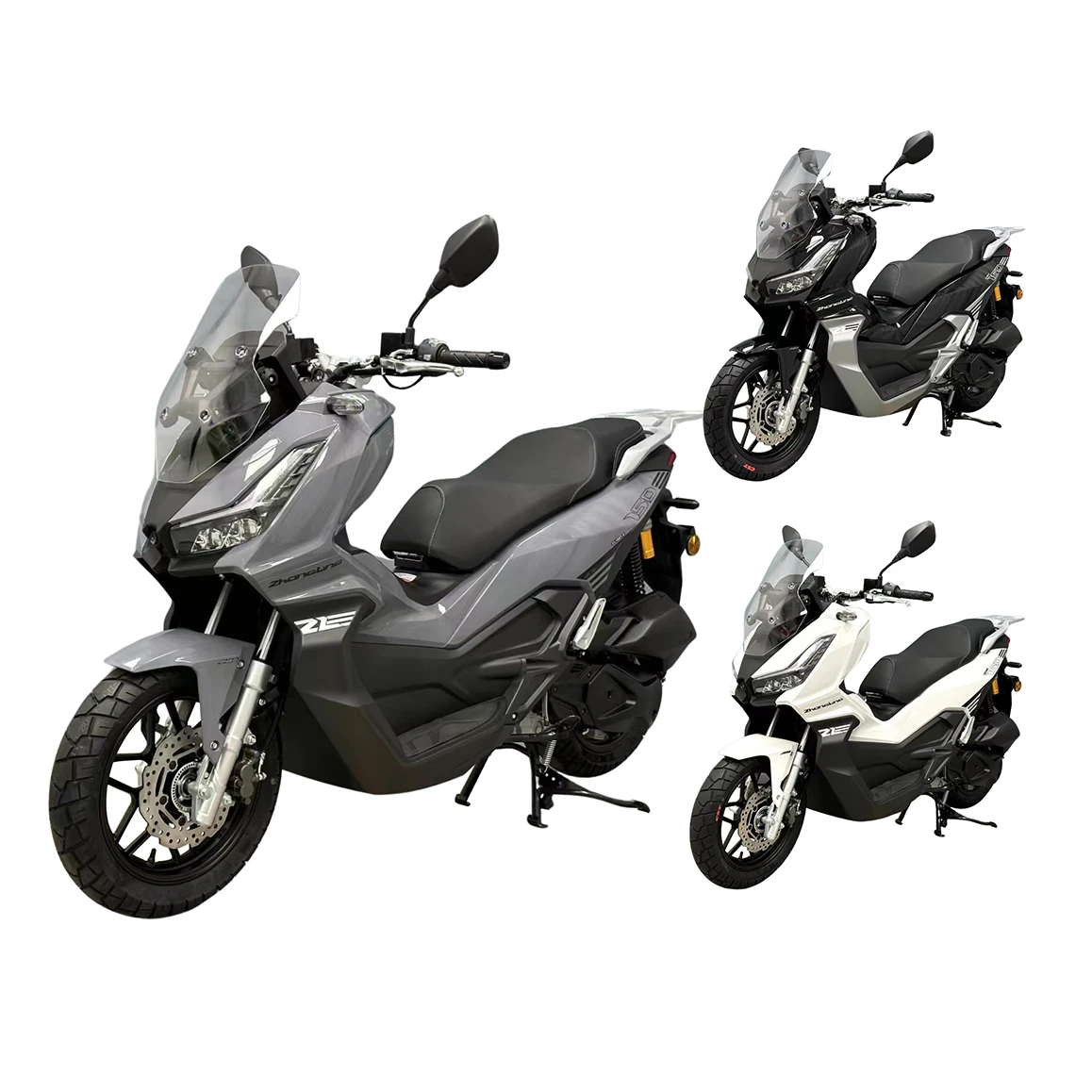 Высокоскоростной водяной холодный 4-тактный 150cc взрослый газовый скутер бензиновый мотоцикл с точкой EPA