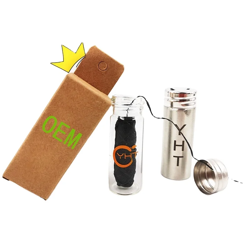 Eco-Friendly Package Reusable Dental Flosser Portable Zero Waste Biodegradable Charcoal Bamboo Floss from Manufacturer