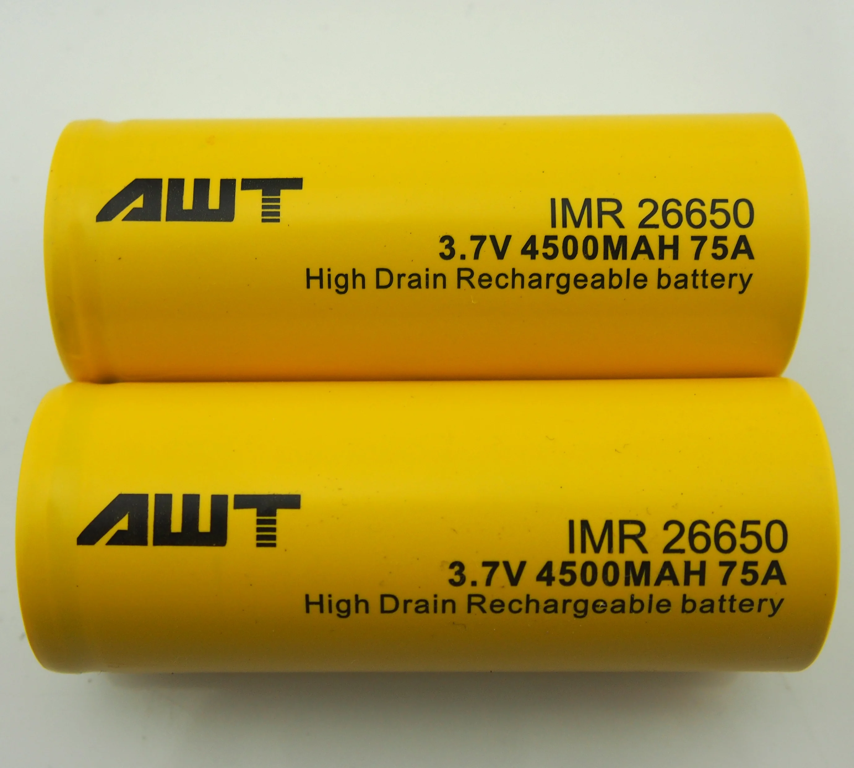 AWT 26650 3.7v 75A 4500mAh 14.4 v battery motorcycle batteries price battery 6v 200ah for home appliance power tool