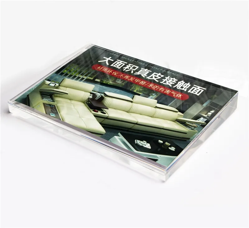 Высококачественный акриловый Наклонный стенд для витрины 210*148 мм