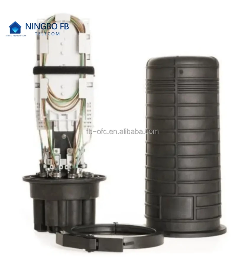 1x32 PLC splitter  Mechanical dome shaped optical fiber optic underground ftth box splice enclosure joint ftth terminal box