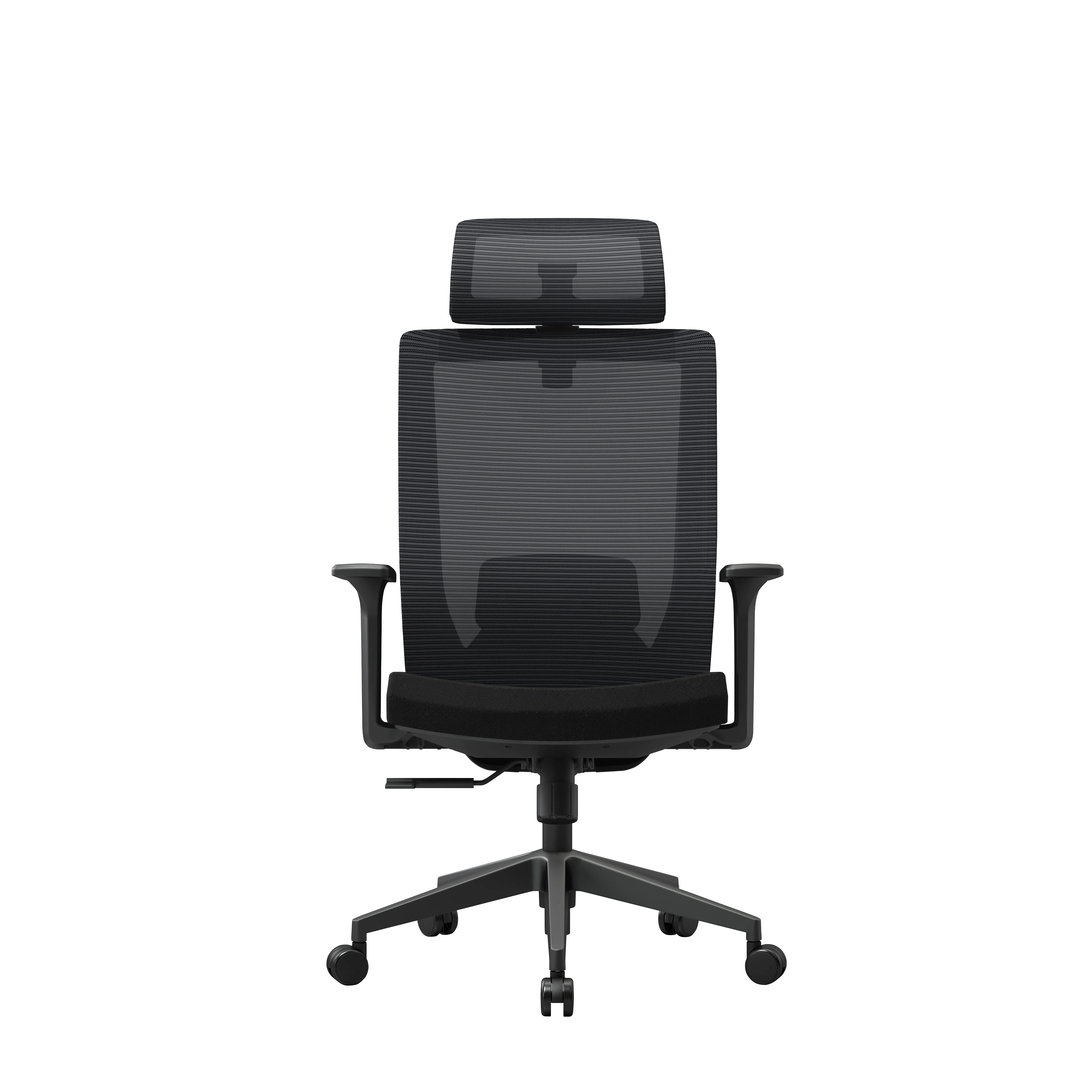 Fixed Armrest Nylon Base Height Adjustable Full Mesh Office Swivel Chair Executive Office Chair