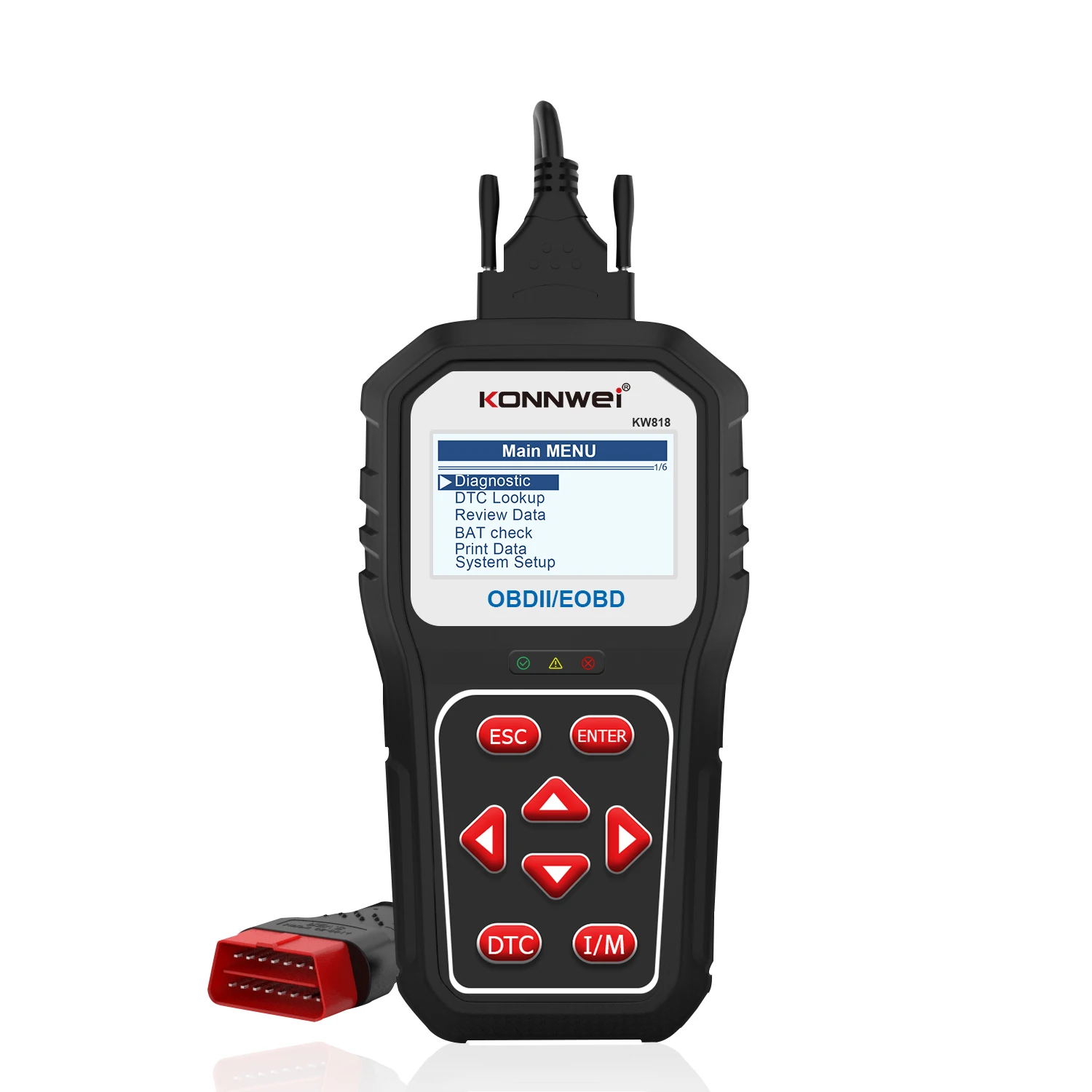 2022 KW818 Bluetooth OBD2 Scanner Tool for 12V Gasoline and Diesel Vehicles