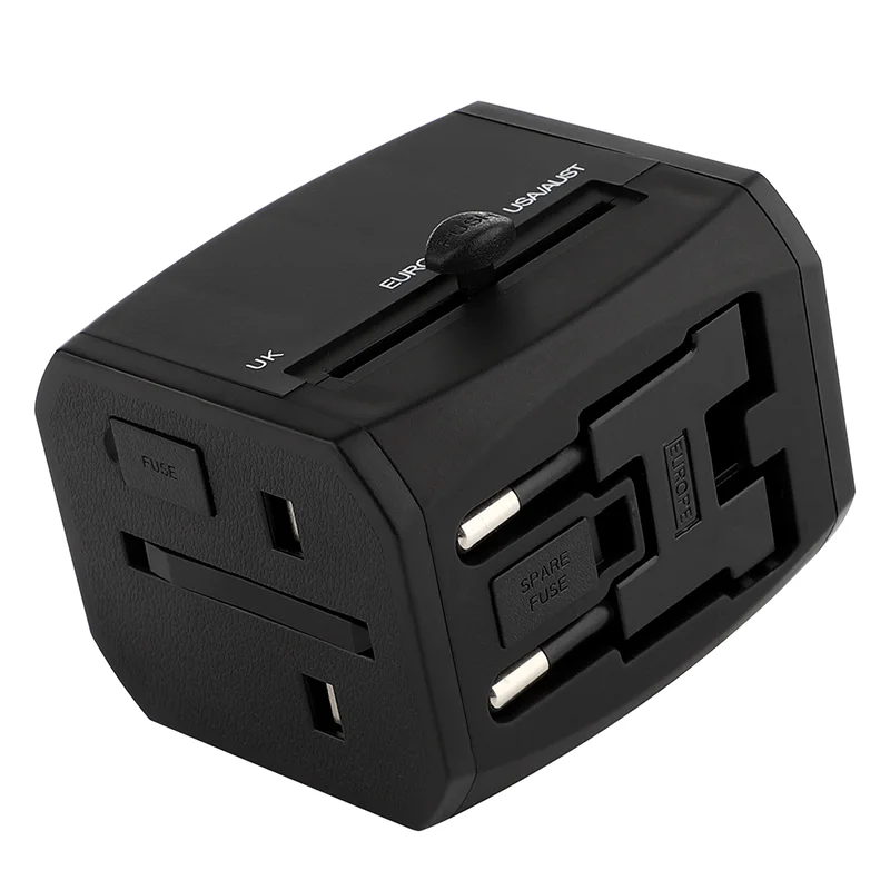 5v4A 2 usb wall charger universal ac socket travel adapter with BIS CE FCC ROHS PSE uk tourist travel adaptor 3 pin plug adapte