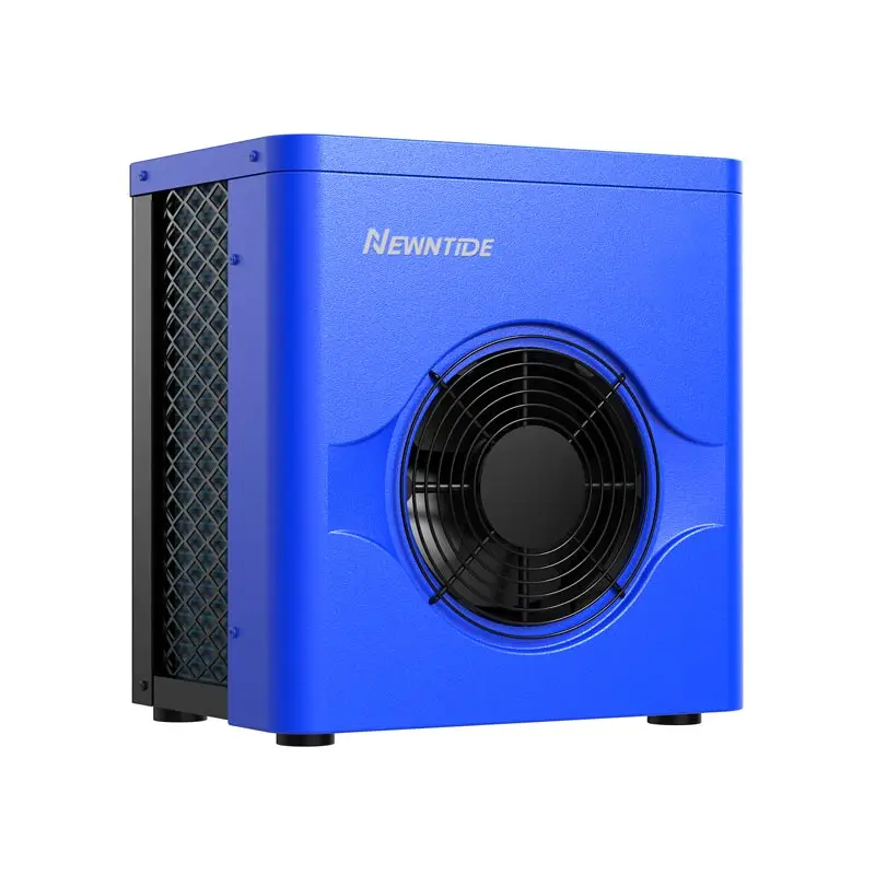 2022 Mini Swimming Pool Heat Pump Air Source Water Heater R32 Refrigerant Blue Black Grey