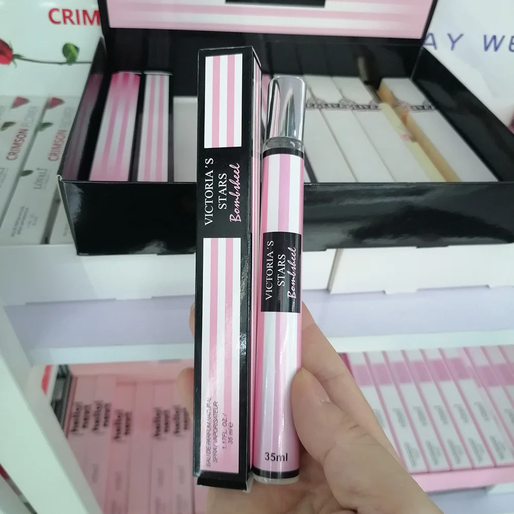 Wholesale 35ml Victoria Long Lasting Secret Mini Perfume Original Travel Sets Mini Fragrance Parfum Body Spray for Women
