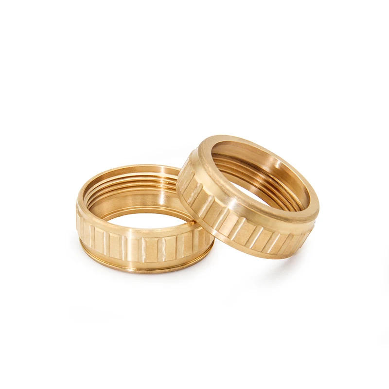 CNC Machining Hex Knurled Thumb Brass Knurling Insert Metal Round Custom Long Female Nuts