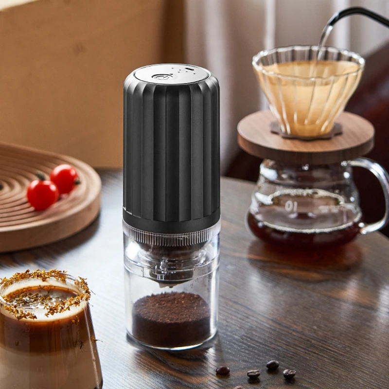 Customs Logo Printing Premium Electric Coffee Grinder, Portable Mini Electric Coffee Bean Grinder