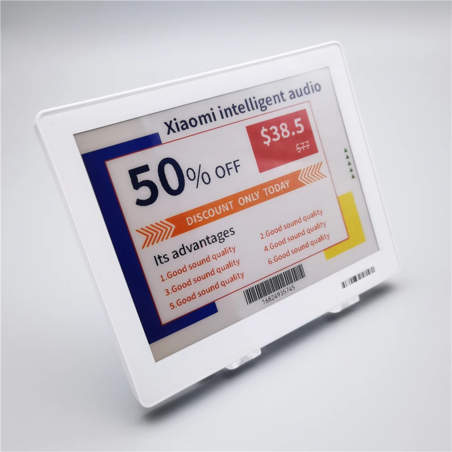 2.4GHz ESL Management Cloud System Epaper Smart Display Price Labeling Demo Kit Electronic Shelf Labels E-ink Digital Price Tags