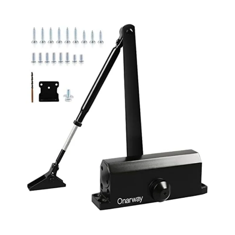 Heavy Duty Aluminum Alloy Automatic Door Closer For Fire Proof Door Hidden Door Closer