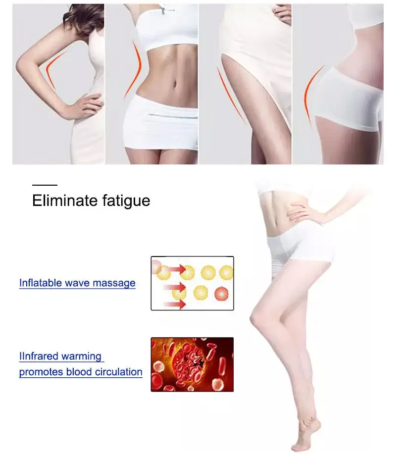 Professional Full Body Lymphatic Drainage Pressotherapy Machine Air Pressure Slimming Suit B Fat Loss Presoter
