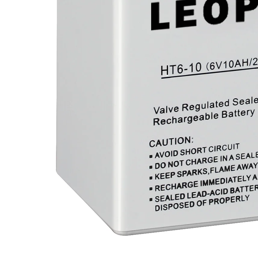 LEOPARD sealed AGM Deep Cycle VRLA Gel 6v 10ah Solar Panel Sealed Lead Acid Battery for Backup System