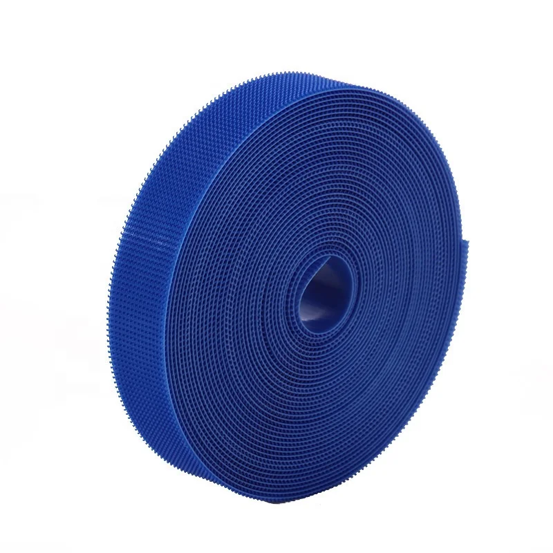 Smooth and Soft Wellco 100% Nylon Low Elasticity Hook and Loop Tape Injection Hook Soft Loop 10-150mm Hook Loop Tape