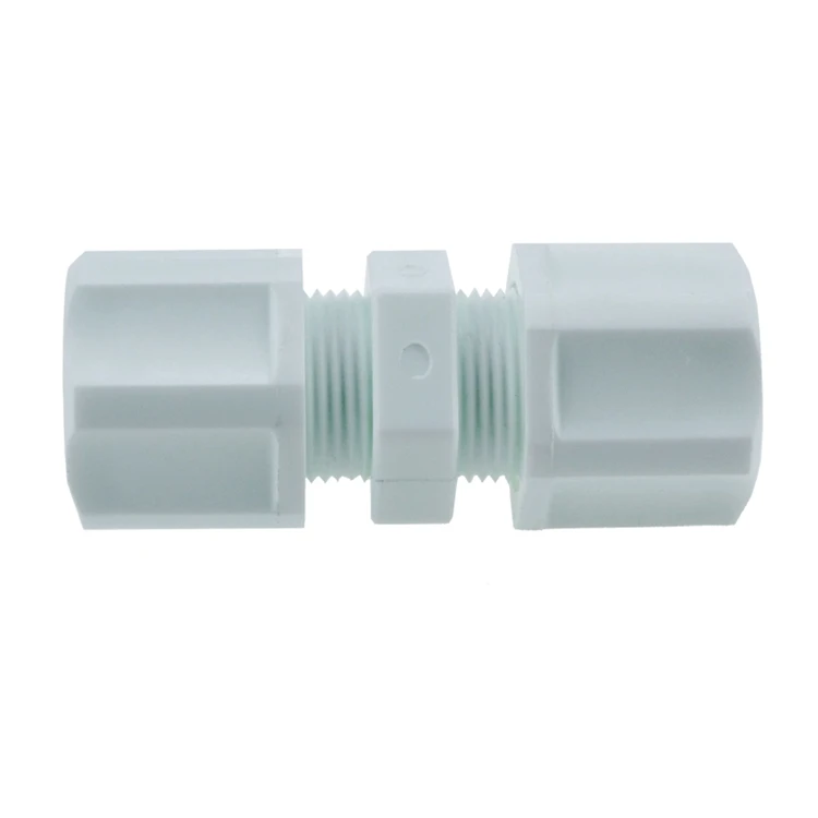 PP union connectors   Plastic Joint Bushing sealed pipe extension joint