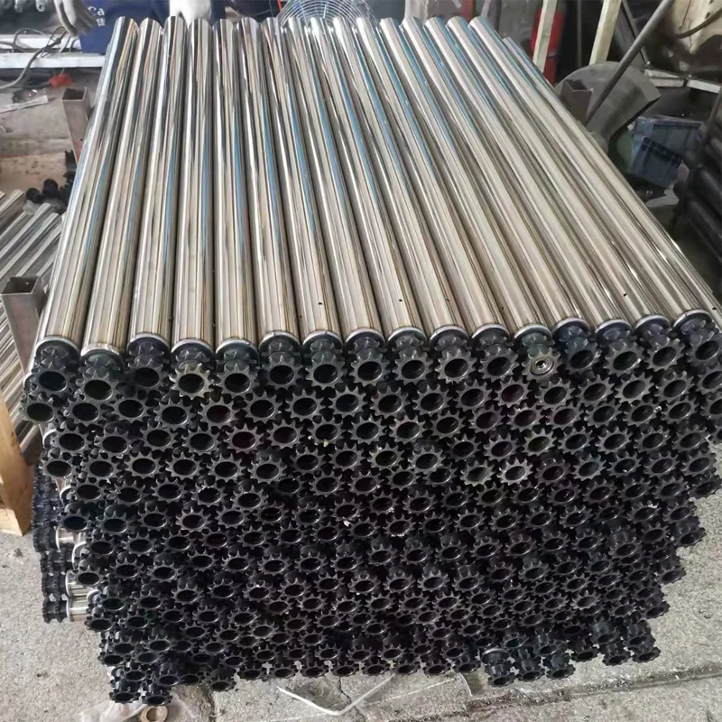 Gravity Roller Pvc Roller Pu Coated Pu Cover Rubber Lagging Roller