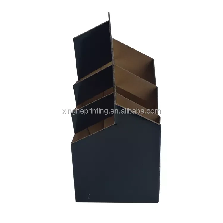 Custom Corrugated Six Pack Beer Box Foldable Cardboard Box Carrier 6 Bottle Box With Handle