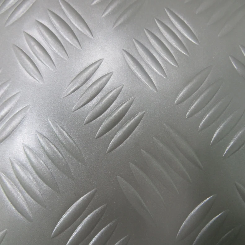 Factory Waterproof Non Slip Embossed Diamond Coin PVC Plastic Floor For Garage