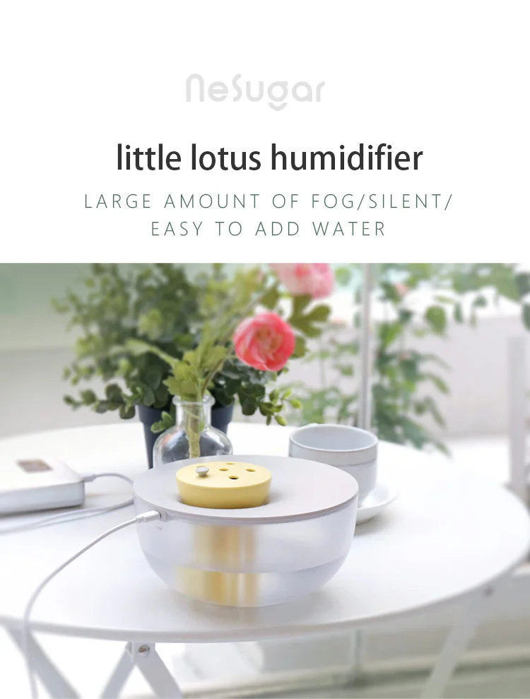 Humidifier 2022 new Chinese wind lotus shape humidifier