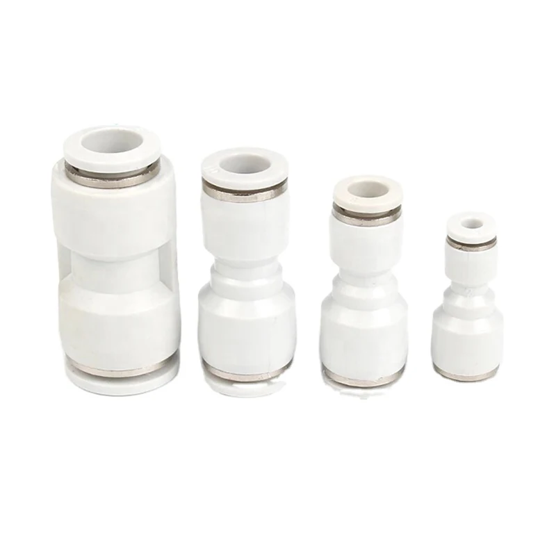 PG Series 6-16mm One Touch Plastic Pneumatic Tube Fitting Speed Control Air hose Quick Connect Air Flow Reduce Fitting
