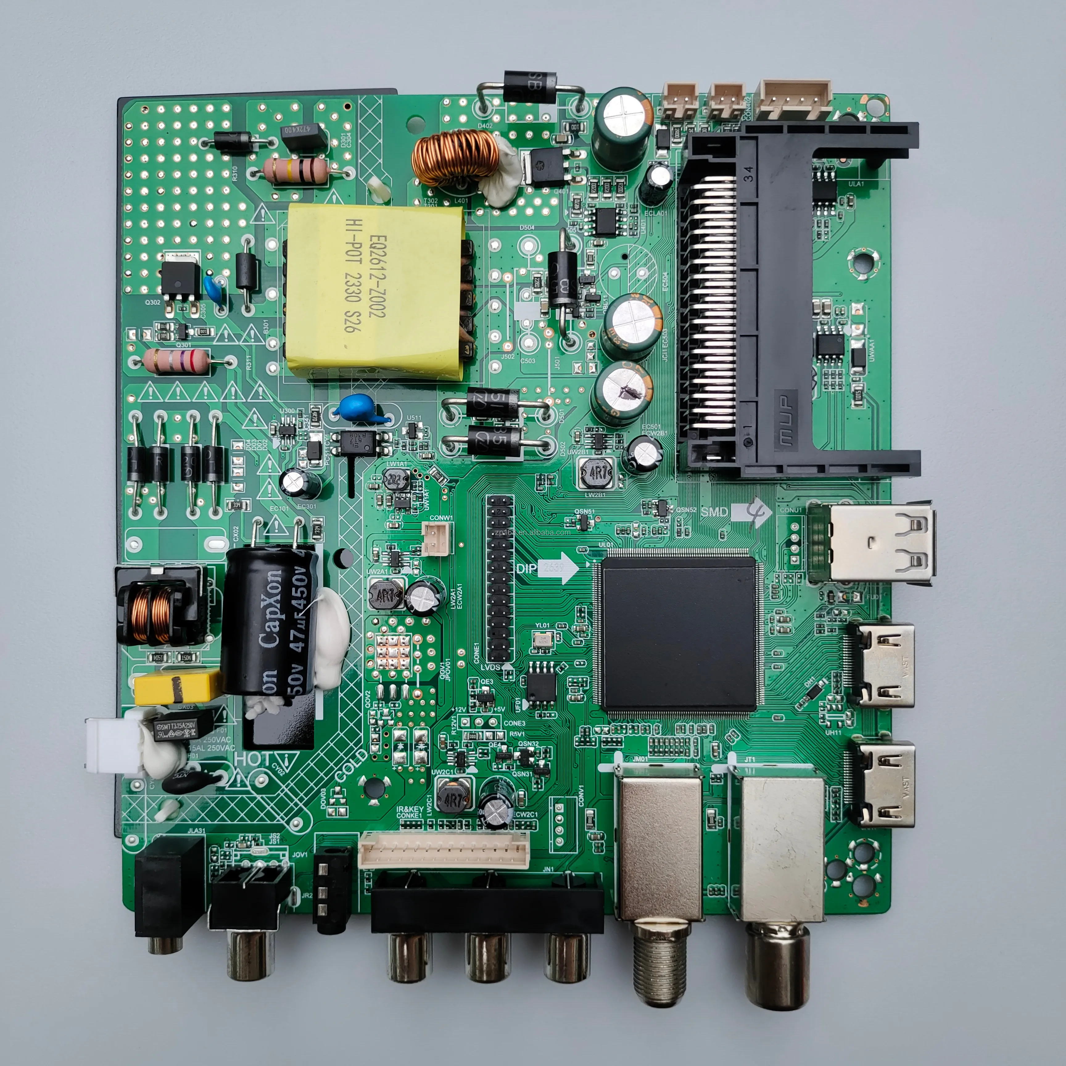 Universal LED TV Motherboard ZP.S663.801R00 DVB-T2 DVB-S2 DVB-C Backlight Voltage Range 20-58V Suitable for 32-42 Inches