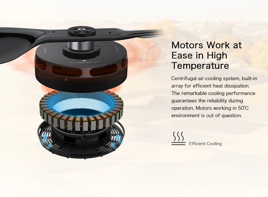 T-MOTOR UAV motor U15II  KV80 big trust bldc brushless motor Drone Motor for Boat Aircraft