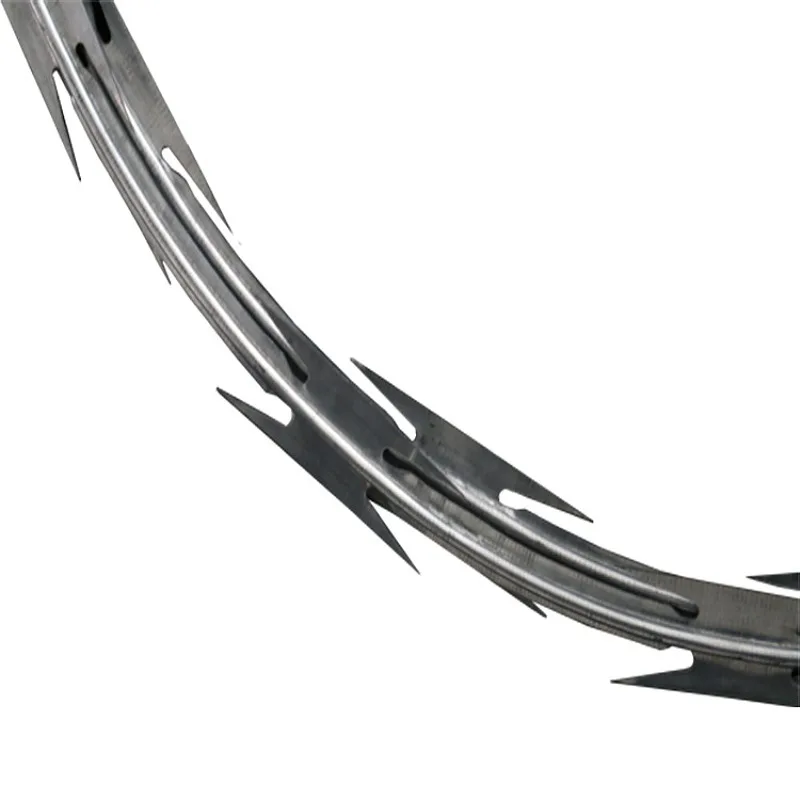 BTO-22 450mm Galvanized Concertina Razor Barbed Wire