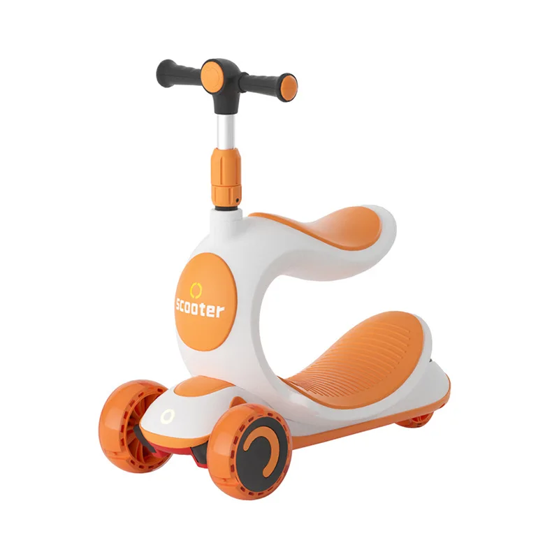 The new 2021 children's scooter three in one three wheeled scooter 2 8 years old bicycle (1600301100845)