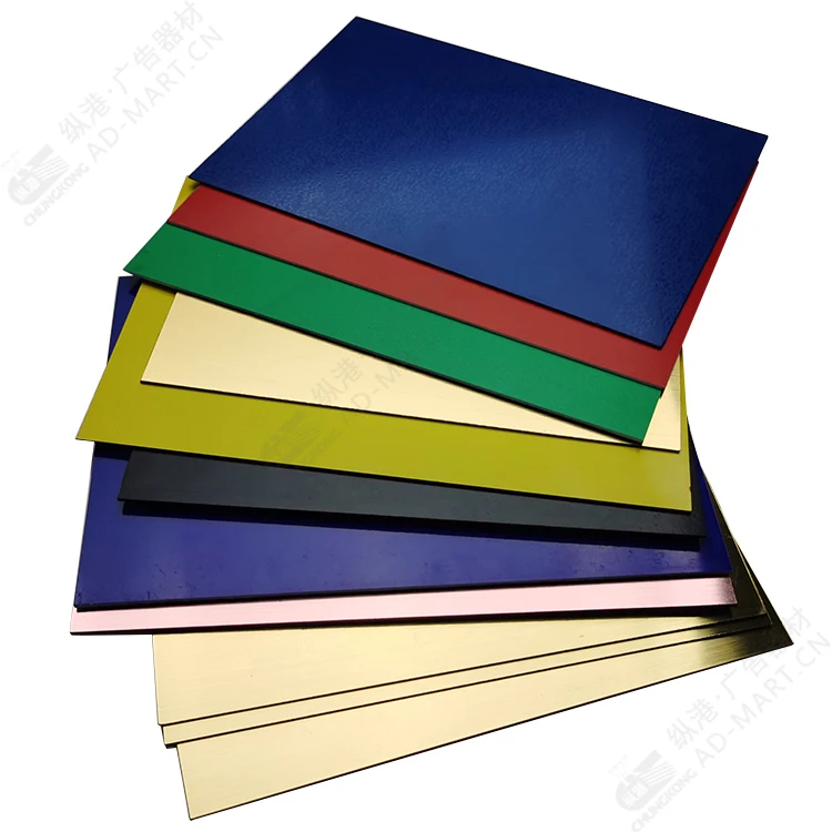 Double Color Sheet CNC & laser engraving ABS Plastic Sheet Sign Door Plate For Printing Engraving Carving Display Name Card