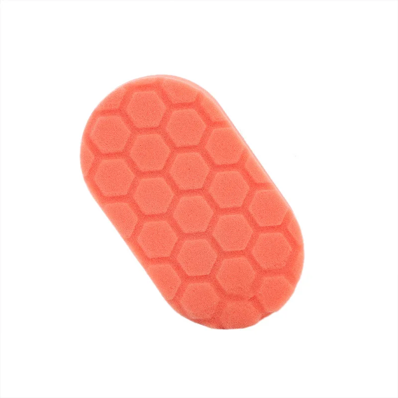 Car beauty hand polishing grinding cotton honeycomb cotton waxing sealing glaze restoration mirror waxing sponge block