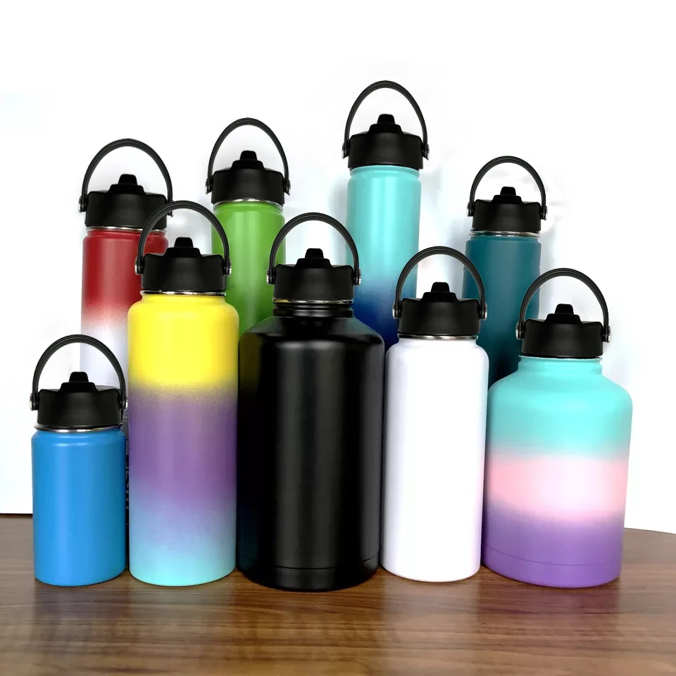 Factory Directly 64 oz Large Stainless Steal Water Bottle 2.2L Thermos Vacuum Flask