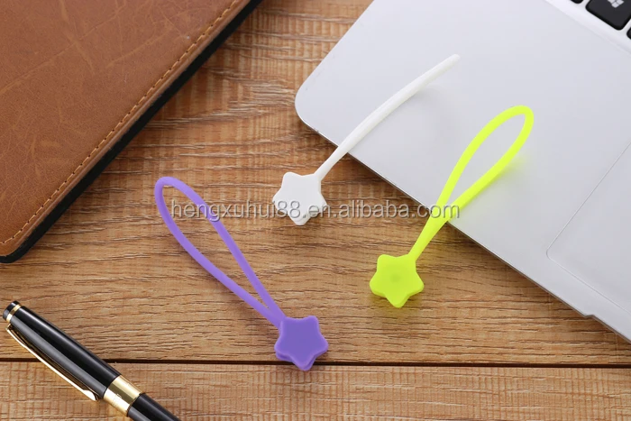
Star Shape Magnetic Silicone Cable Winder Cable Organizer 