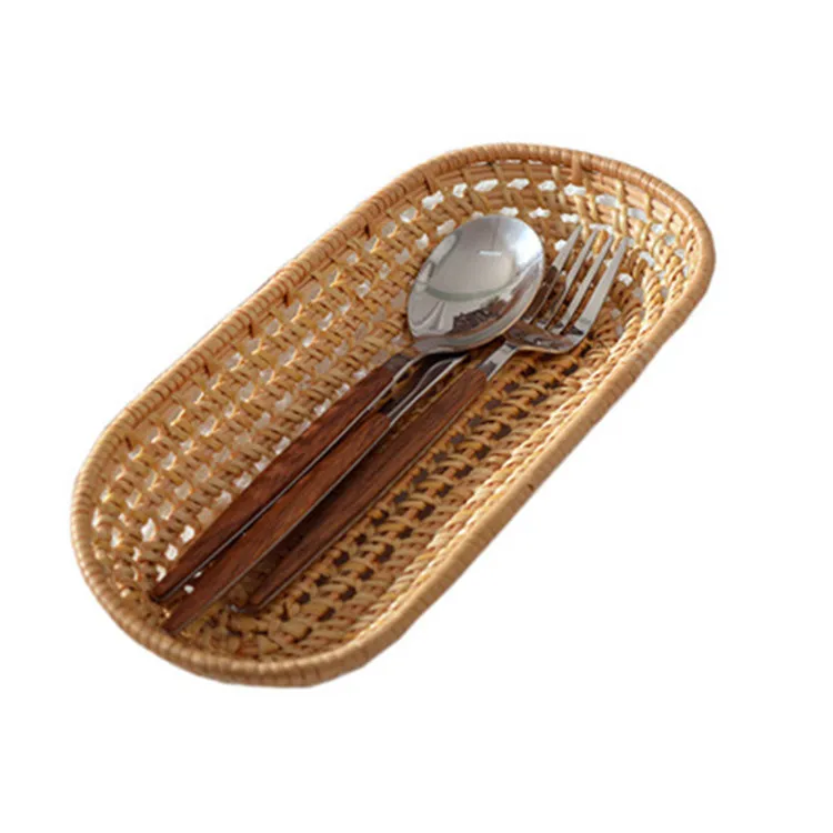 
 Корейская японская посуда, Осеннее плетеное полотенце из ротанга для хранения, коврик для чашки, реквизит для стрельбы при утечке чая, американская корзина для мебели  