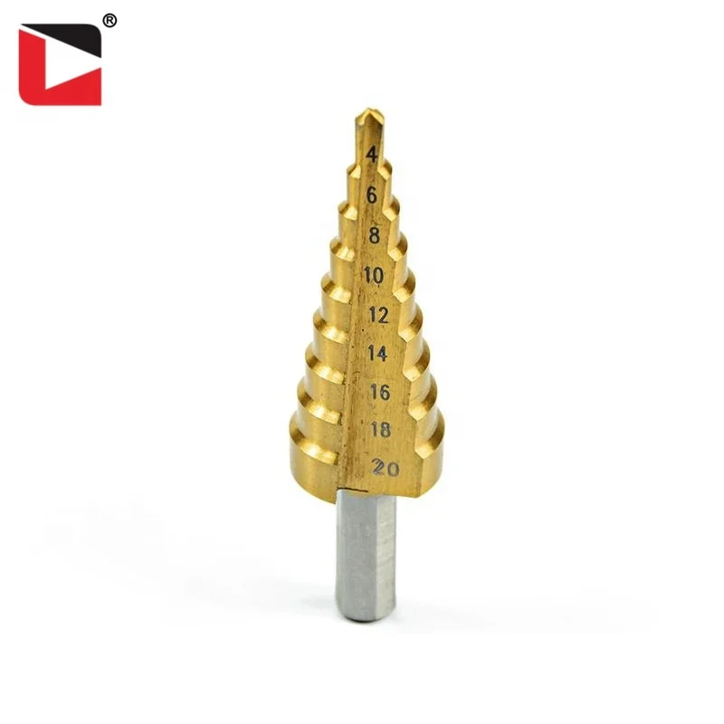 Factory direct Hss cobalt titanium step drill bit set