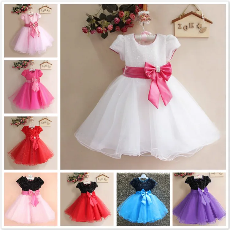 China Supplier Children Girls Party Dresses Of Online Shopping